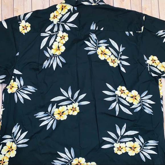 Weekenders men’s floral button down black shirt XL - Picture 5 of 5